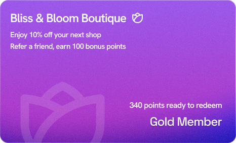 Merchant Example Card